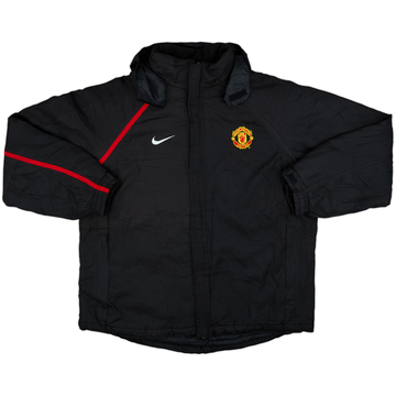 2009-10 Manchester United Nike Padded Bench Coat - 8/10 - (M)