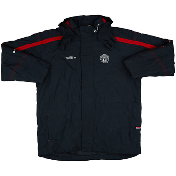 2000-02 Manchester United Umbro Padded Bench Coat - 10/10 - (L)