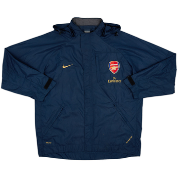 2007-08 Arsenal Nike Hooded Rain Jacket - 9/10 - (L)