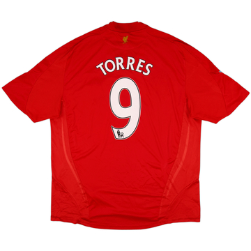 2008-10 Liverpool Home Shirt Torres #9 - 6/10 - (XXL)