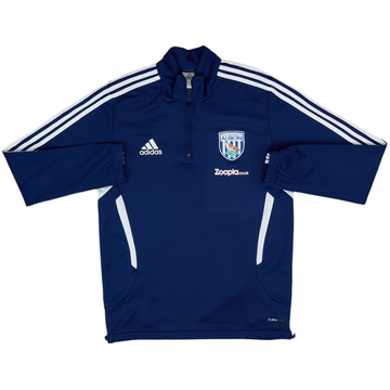 2010-11 West Brom adidas 1/4 Zip Sweat Top - 9/10 - (M)