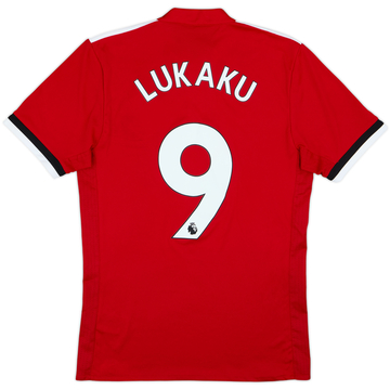 2017-18 Manchester United Home Shirt Lukaku #9 - 8/10 - (S)