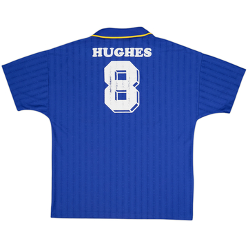 1995-97 Chelsea Home Shirt Hughes #8 - 6/10 - (XL)
