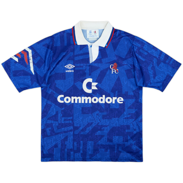 1991-93 Chelsea Home Shirt - 8/10 - (M)