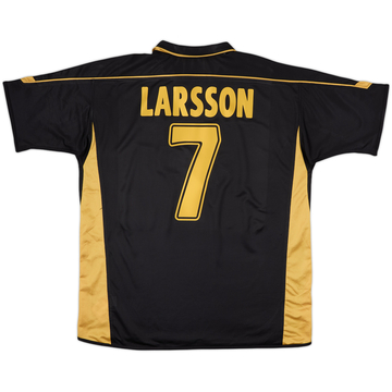 2003-04 Celtic Away Shirt Larsson #7 - 8/10 - (XL)