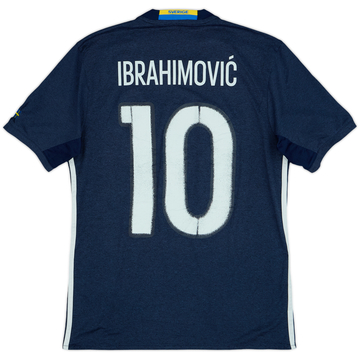 2016-17 Sweden Away Shirt Ibrahimovic #10 - 7/10 - (S)