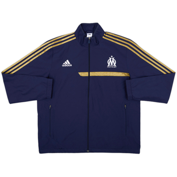 2013-14 Olympique Marseille adidas Track Jacket - 8/10 - (XL)