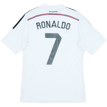 2014-15 Real Madrid Home Shirt Ronaldo #7 - 6/10 - (L)