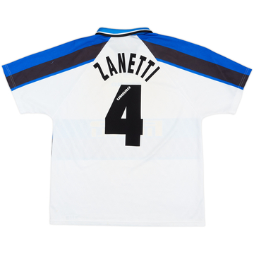 1996-97 Inter Milan Away Shirt Zanetti #4 - 5/10 - (XL)