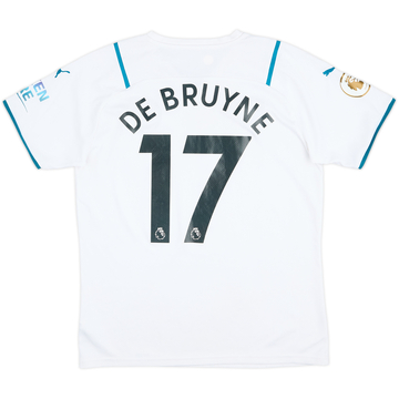 Camiseta de visitante del Manchester City 2021-22 De Bruyne #17 - 6/10 - (M)
