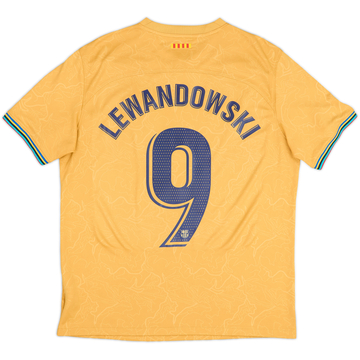 2022-23 Barcelona Away Shirt Lewandowski #9 - 9/10 - (L)