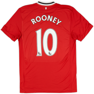2011-12 Manchester United Home Shirt Rooney #10 - 7/10 - (M)