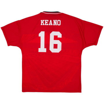 1994-96 Manchester United Home Shirt Keano #16 - 6/10 - (L)