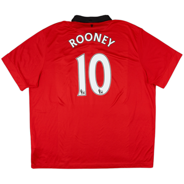2013-14 Manchester United Home Shirt Rooney #10 - 10/10 - (3XL)