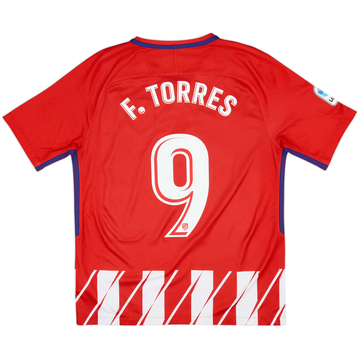 2017-18 Atletico Madrid Home Shirt F.Torres #9 - 8/10 - (M)