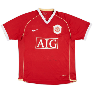 2006-07 Manchester United Camiseta Local - 5/10 - (L)