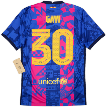 2021-22 Barcelona Third Shirt Gavi #30 (S)