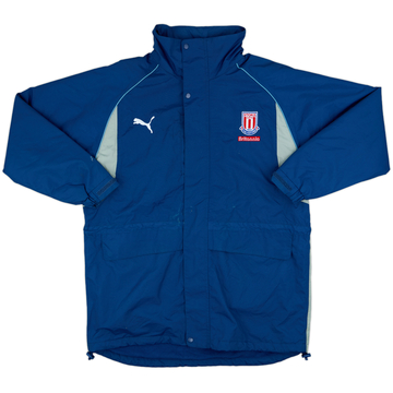 2005-06 Stoke City Puma Padded Bench Coat - 6/10 - (M)