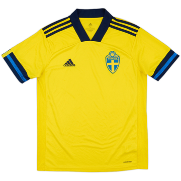 2020-21 Sweden Home Shirt - 8/10 - (M)