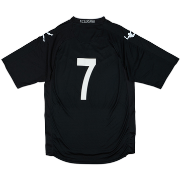 2011-12 FC Lugano Home Shirt #7 - 7/10 - (L)