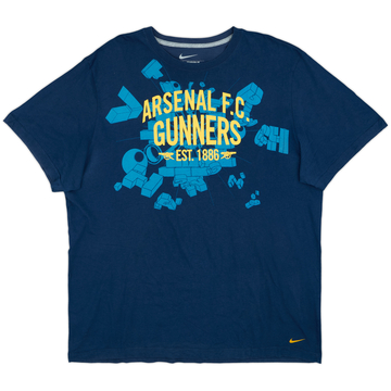 2010-11 Arsenal Nike Cotton Tee - 7/10 - (XXL)