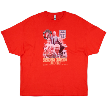 2023 Manchester United 'Bobby Charlton' Graphic Tee - 8/10 - (3XL)