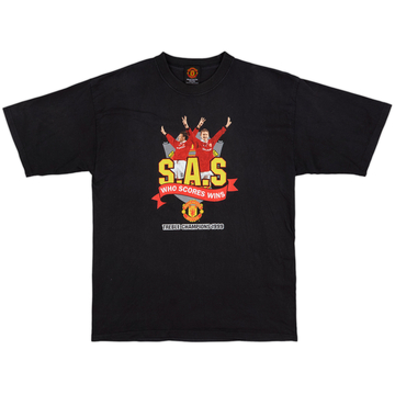 1999 Manchester United Graphic Tee - 10/10 - (XL)