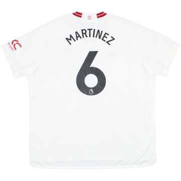 2023-24 Manchester United Third Shirt Martinez #6 (3XL)
