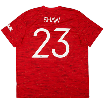 2020-21 Manchester United Home Shirt Shaw #23 - 8/10 - (XXL)