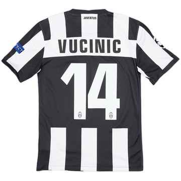 2012-13 Juventus Home Shirt Vucinic #14 - 6/10 - (S)