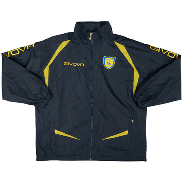 2012-13 Chievo Verona Givova Hooded Rain Jacket - 8/10 - (L)