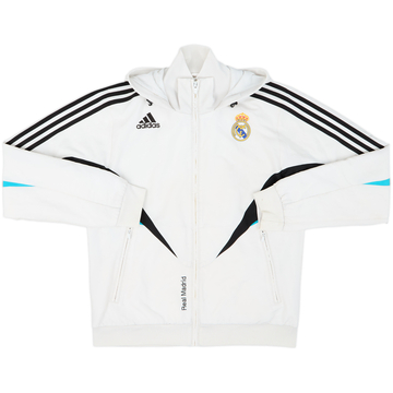 2008-09 Real Madrid adidas Hooded Track Jacket - 5/10 - (S)