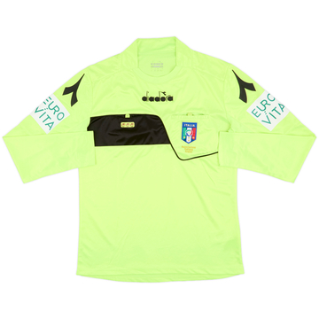 2018-19 Italy Diadora Referee L/S Shirt - 9/10 - (M)