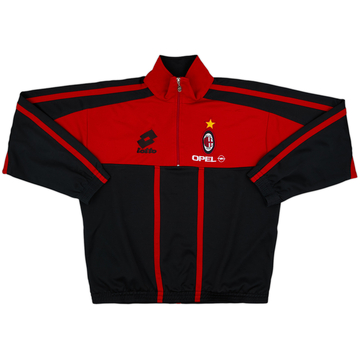 1996-97 AC Milan Lotto 1/4 Zip Track Jacket - 7/10 - (XL)