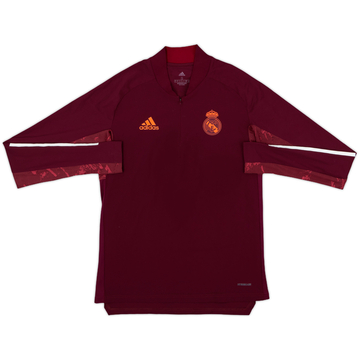 2020-21 Real Madrid adidas 1/4 Zip Drill Top - 9/10 - (S)
