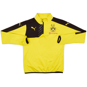 2015-16 Borussia Dortmund Puma 1/4 Zip Drill Top - 8/10 - (S)