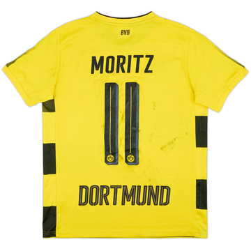2017-18 Borussia Dortmund Home Shirt Moritz #11 - 5/10 - (XL.Boys)