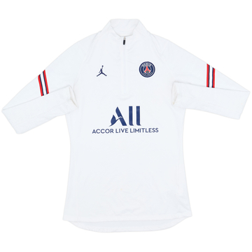 2021-22 Paris Saint-Germain Nike Jordan 1/4 Zip Drill Top - 6/10 - (S)