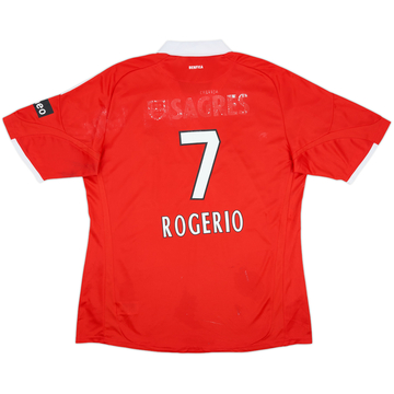 2009-10 Benfica Home Shirt Rogerio #7 - 4/10 - (XL)