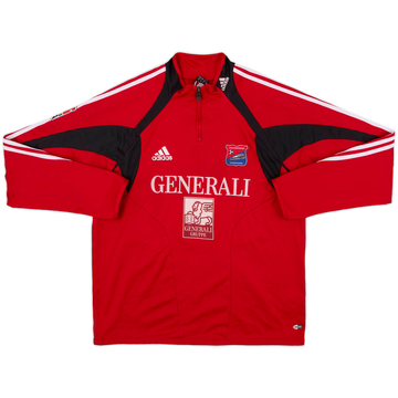 2004-05 Unterhaching adidas 1/4 Zip Sweat Top - 8/10 - (XXL)