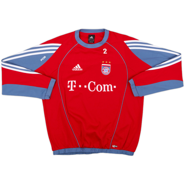 2005-06 Bayern Munich adidas Player Issue Sweat Top #2 (Sagnol) - 9/10 - (M/L)