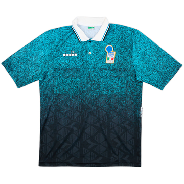 1990s Italy FIGC Diadora Referee Shirt - 8/10 - (L)