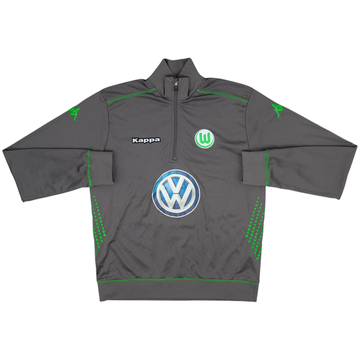 2014-15 Wolfsburg Kappa 1/4 Zip Drill Top - 8/10 - (L)