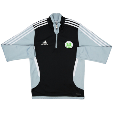 2011-12 Wolfsburg adidas 1/4 Zip Drill Top - 7/10 - (S)