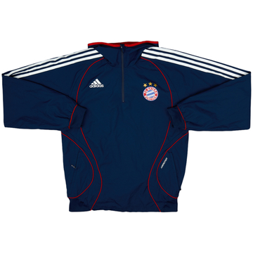 2006-07 Bayern Munich adidas Formotion 1/4 Zip Hooded Track Jacket - 9/10 - (S)