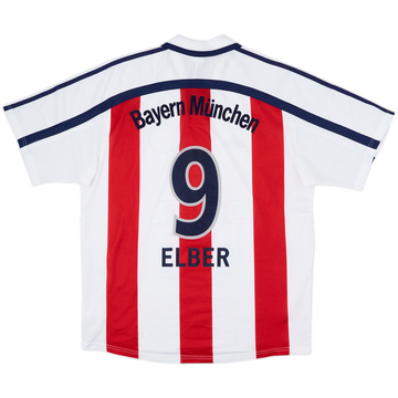 2000-01 Bayern Munich Away Shirt Elber #9 - 10/10 - (L)