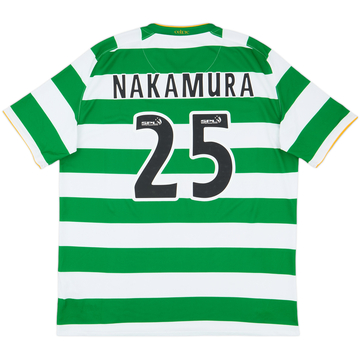 2008-10 Celtic Home Shirt Nakamura #25 - 5/10 - (XL)