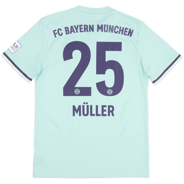 2018-19 Bayern Munich Away Shirt Muller #25 - 7/10 - (S)
