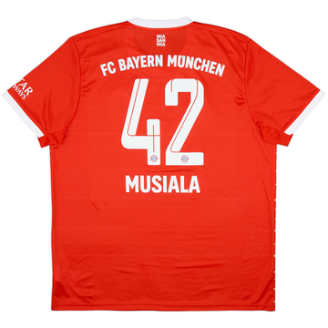 2022-23 Bayern Munich Home Shirt Musiala #42 - 9/10 - (XL)
