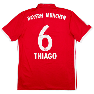 2016-17 Bayern Munich Home Shirt Thiago #6 - 6/10 - (M)